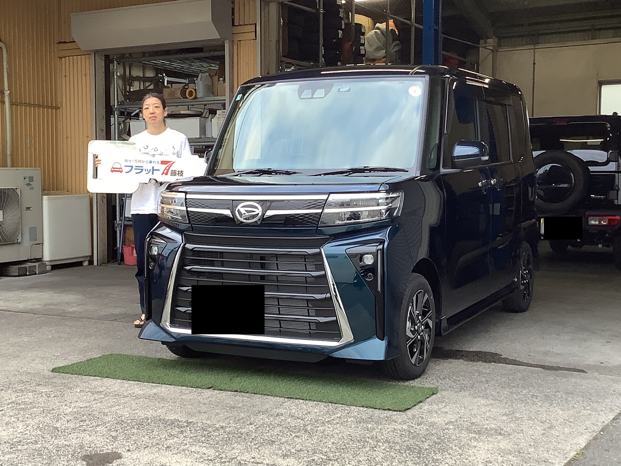 スズキ＿スペーシアカスタム｜藤枝市カーリース専門店ならフラット７藤枝