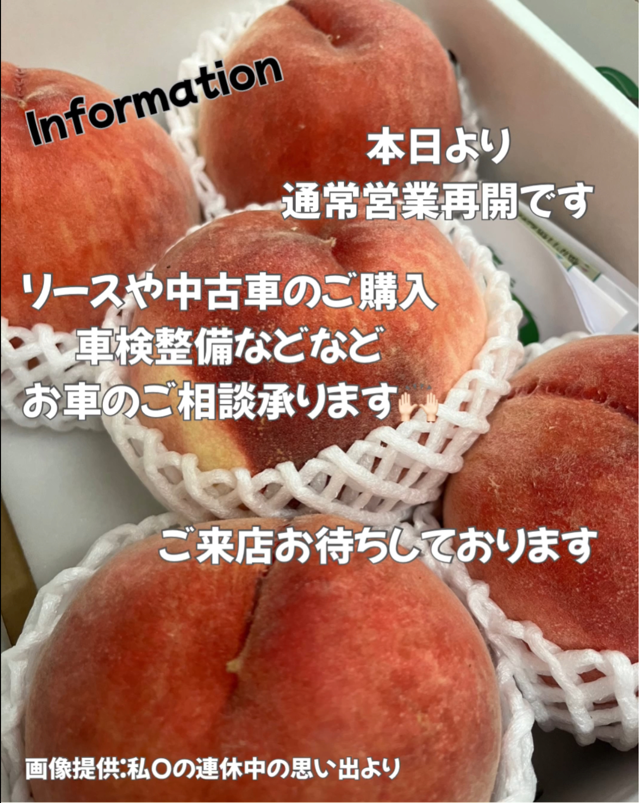 本日より通常営業です🈺｜藤枝市カーリース専門店ならフラット７藤枝