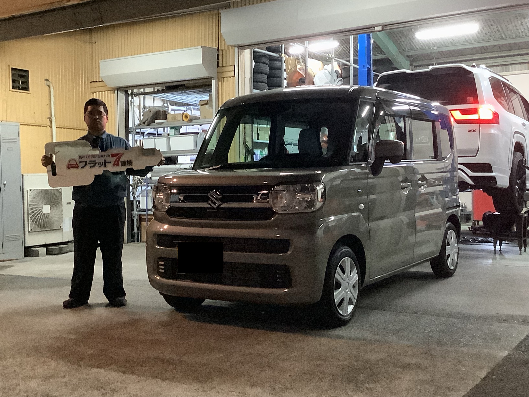 スズキ＿スペーシア｜藤枝市カーリース専門店ならフラット７藤枝