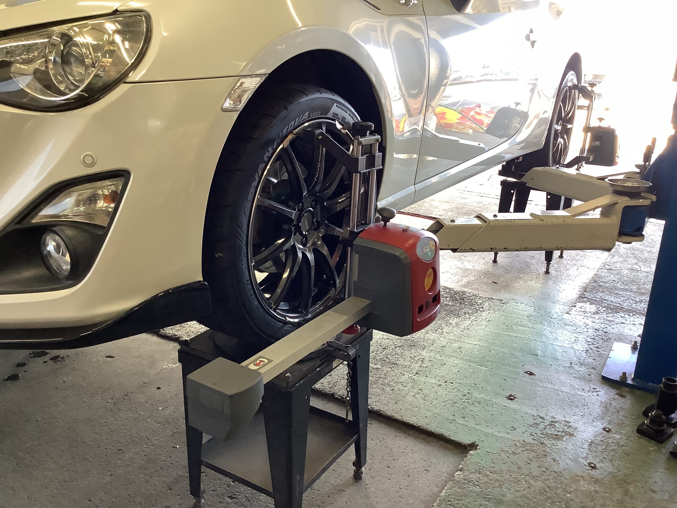 アライメント調整のご依頼ありがとうございます🛞🔧｜藤枝市カーリース専門店ならフラット７藤枝